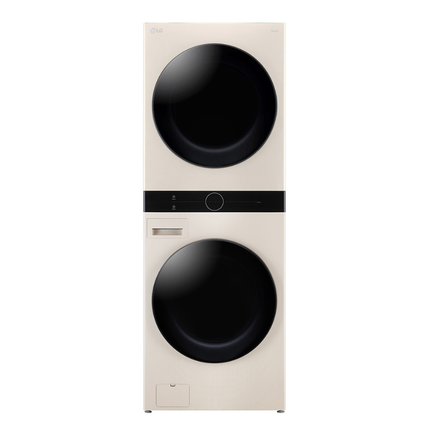 LG WT1410NHEE 14KG/10KG WashTower All-In-One Stacked Washer Dryer Beige/Beige