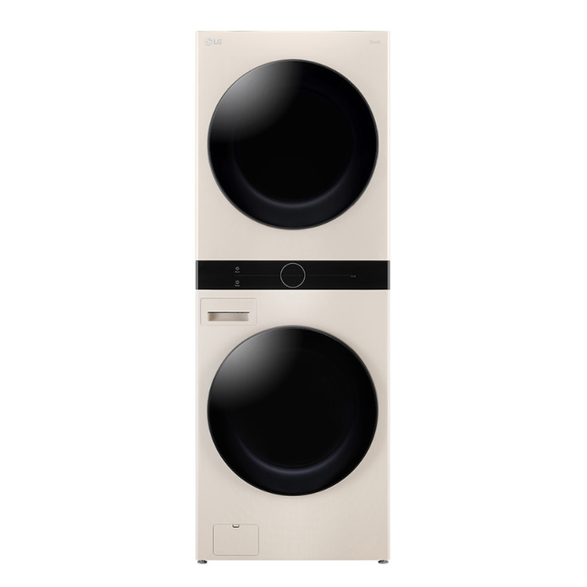 LG WT1410NHEE 14KG/10KG WashTower All-In-One Stacked Washer Dryer Beige/Beige