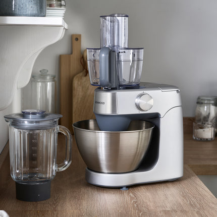 [FREE AT281] Kenwood KHC29.J0SI Prospero Plus Multipurpose Mixing Stand Mixer with 4.3L Stainless Steel Bowl