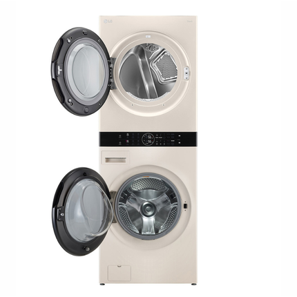 LG WT1410NHEE 14KG/10KG WashTower All-In-One Stacked Washer Dryer Beige/Beige