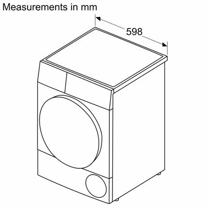Bosch Series 6 Heat Pump Tumble Dryer 9 kg - WQG24200SG MBS