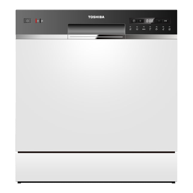 Toshiba DW-08T1(S)-MY 8 Place Settings Table Top Dishwasher