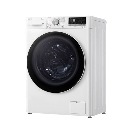 LG FV1209D4W Front Load Washer 9.0 kg Dryer With AI Direct Drive & Steam 5.0 kg