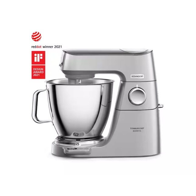 Kenwood Titanium Chef Baker XL Silver KVL85.004SI EasyWeigh™ scales Nesting DuoBowl™ KVL85004SI KVC3100S Mesin Pengadun