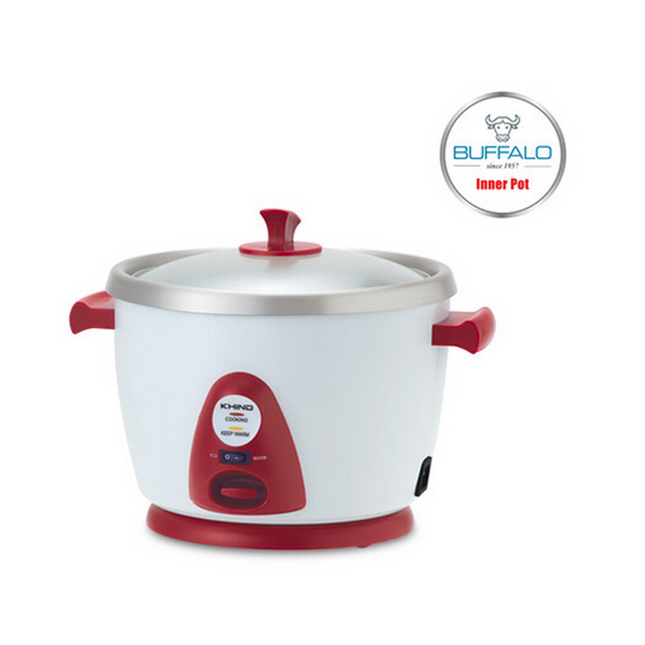 Khind Anshin (Red Alpha) Rice Cooker 0.6L RC106M / RC106M(PW) / 1.0L RC110M / RC110M(PW) Pearl White / 1.8L RC118M / RC118M(PW) / 2.8L RC128M Periuk Nasi