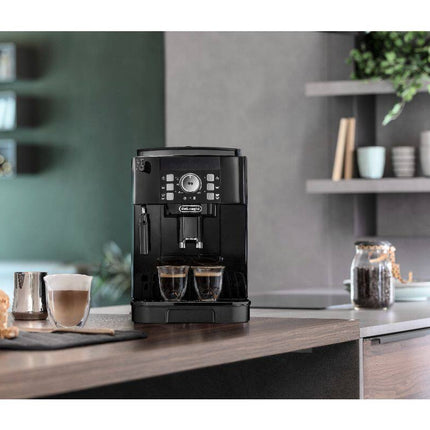 DeLonghi ECAM12.122.B Magnifica Fully Automatic Coffee Machine Automatic Tamping Touch Control Panel ECAM12.122B Kopi Mesin Automatik