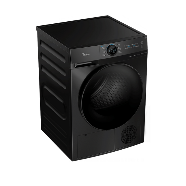 Midea MD200C80W 8KG Condenser Dryer – Lunar Dial, Sensor Dry, Anti-Crease & Interior Light