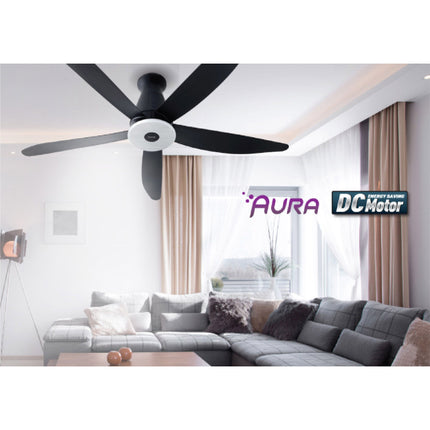 Panasonic Aura Series 5-Blade Ceiling Fan F-M15EX (60") F-M15EXVBKQH (Short Pipe) / F-M15EXVBKRH (Long Pipe)