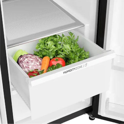 Haier 630L Side‑by‑Side Refrigerator – HRF‑IS630XM(BL) Twin Inverter, Gemstone Blue