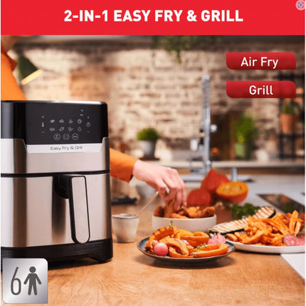 Tefal 4.2L Air Fryer Easy Fry & Grill Deluxe (XL size) EY501D  / EY505D Digital Airfryer