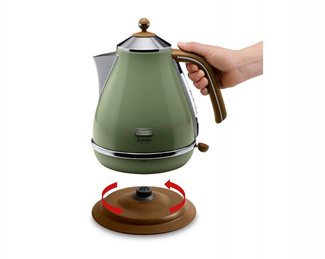 DELONGHI KBOV2001BG KBOV2001GR Icona Vintage - Kettles - HOME & KITCHEN KBOV2001.BG KBOV2001.GR KBOV2001