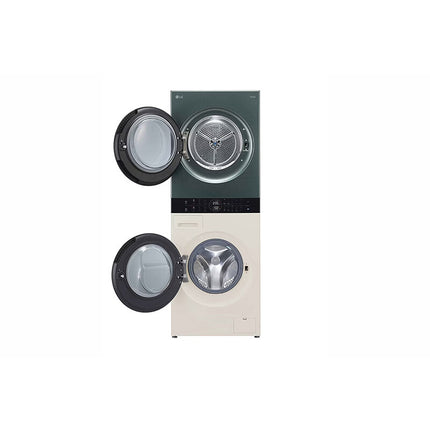 LG 14/10kg  WashTower™ All-In-One Stacked Washer Dryer WT1410NHEG 21KG Large Capacity Heat Dry WT2116SHB Mesin Basuh Pengering