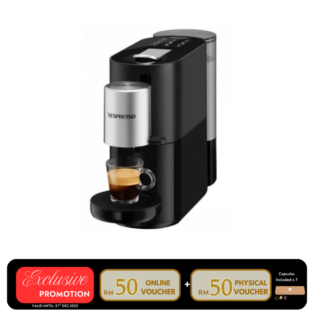 Nespresso S85-SG-BK-NE Atelier Coffee Machine – Black