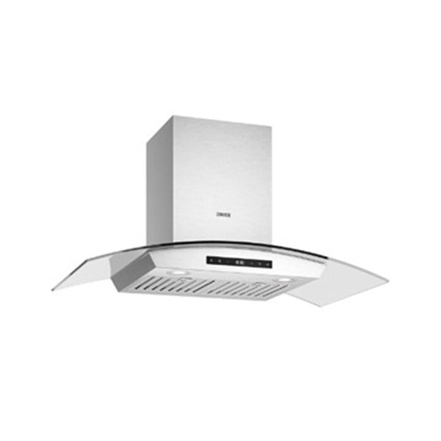Zanussi ZHC9791X Chimney Glass Hood 90cm 1300m3/hr - ZHC9791X