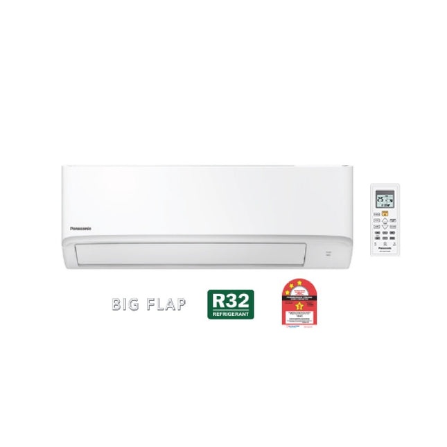 Panasonic CS-PN12WKH Standard Non-Inverter R32 Air Conditioner Aircond Big Flap 3 Star Rating 1.5HP CSPN12WKH Penghawa Dingin