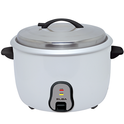 Elba 10L Commercial Rice Cooker ECRC-M1026(WH) | 2650W | Overheating Cut Off Protection