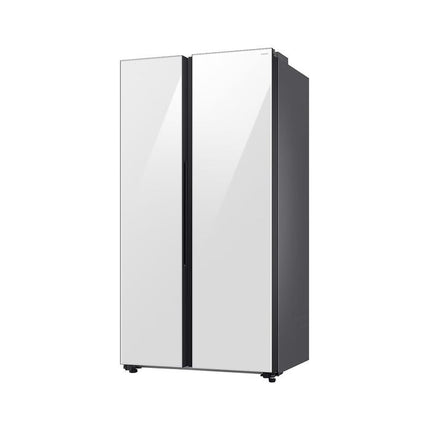 Samsung RS70F65QNWME Side By Side Fridge G680L Inverter Smart Things AI Energy Clean White