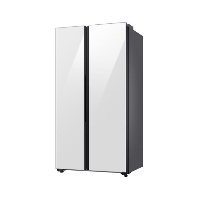 Samsung RS70F65QNWME Side By Side Fridge G680L Inverter Smart Things AI Energy Clean White