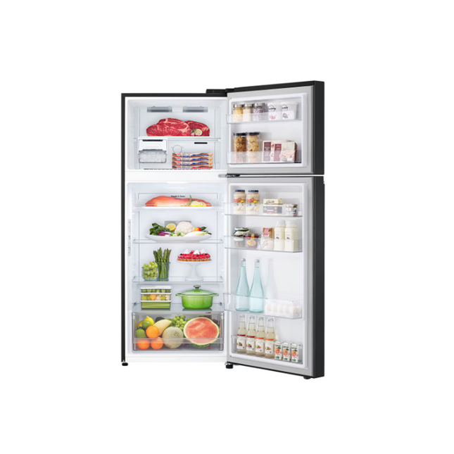 LG 410L Top Freezer GN-B372PQBK Inverter Fridge GNB372PQBK Refrigerator (Matt Black) Peti Sejuk