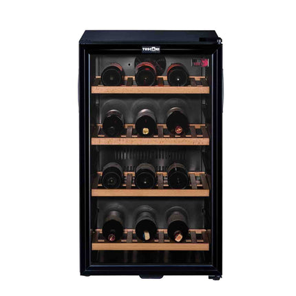 [FOC Vacuum Cleaner] Tuscani BELLONA 38 D Wine Chiller / Cooler / Cellar / Cabinet 40 bottles Single Zone Bello Vino - BELLONA38D