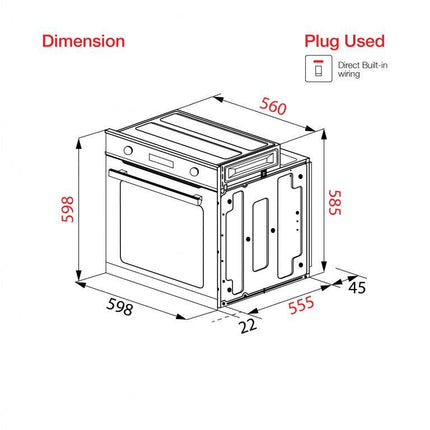 SENZ SZ-OV759-9F Push Knob Digital MultiOven