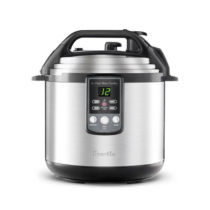 Breville The Fast Slow Cooker 6L BPR650 Stainless Steel  Low, Med, High Pressure Cook
