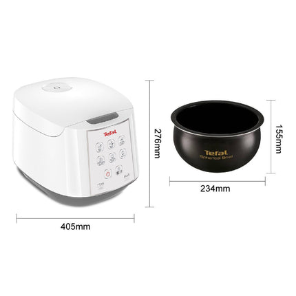 Tefal Rice Cooker 1.8L (10 Cups) RK7321 Fuzzy Logic Rice Cooker RK732167