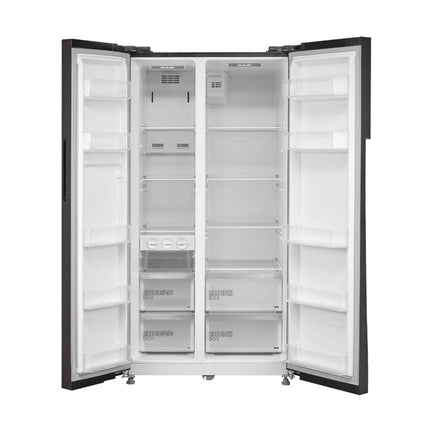 Midea 660L Side By Side Inverter Refrigerator MDRS712FIE63B (Tweed Black Glass) (Wifi Control)