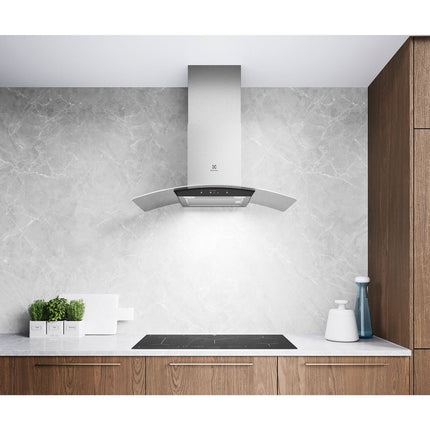 Electrolux ECT9520G 90CM Glass Chimney Hood