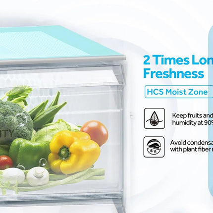 Haier 522L 4-Door Twin Inverter Refrigerator / Fridge / HCS Moist Zone / H-Deo Fresh - HRF-IG585EM(GB)
