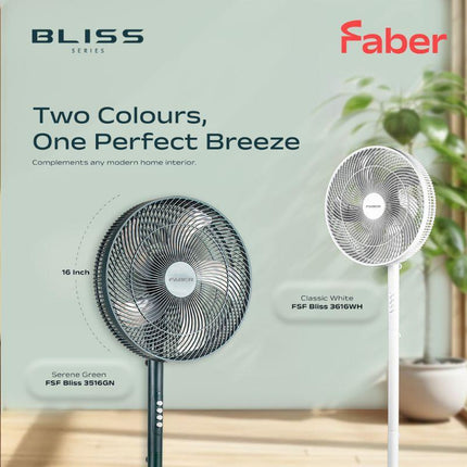 Faber 16" Stand Fan FSF BLISS 3516GN