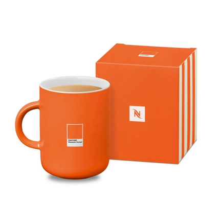 Nespresso Coffee Machine GCV2-GB-PA-NE Pantone Limited Edition Vertuo Pop Mandarin Orange​ App Connectivity GCV2GBPANE Mesin Kopi