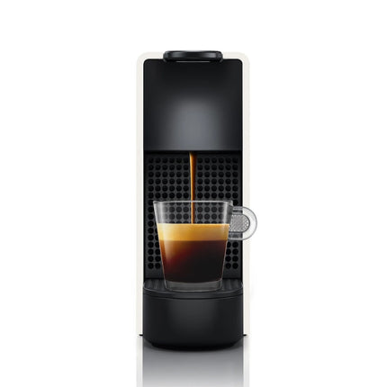 [FREE CAPSULE HOLDER - RANDOM COLOR] Nespresso C30-ME-WH-NE Essenza Mini  Fully Automatic Capsule Espresso Coffee Pod Machine (White) - C30MEWHNE