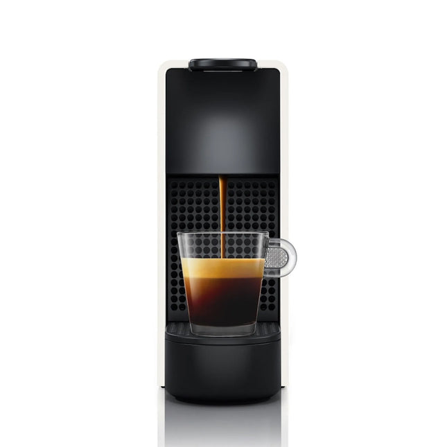 [FREE CAPSULE HOLDER - RANDOM COLOR] Nespresso C30-ME-WH-NE Essenza Mini  Fully Automatic Capsule Espresso Coffee Pod Machine (White) - C30MEWHNE