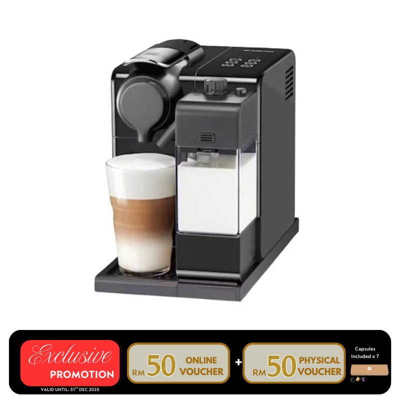 Nespresso Lattissima Touch F521 Black Coffee Machine | BHB – Ban