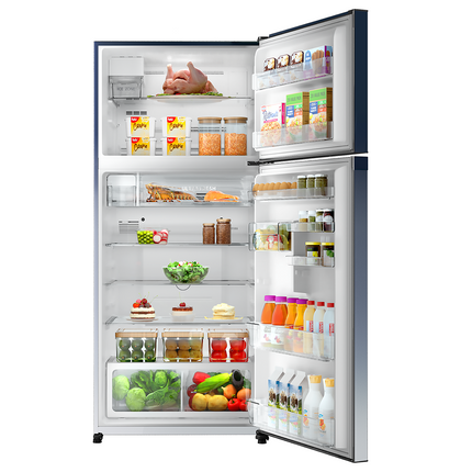 Toshiba 661L GRRT835WEP Fridge GR-RT835WE-PGY(GG) /GRRT835WEPGYGG (Blue Glass)  / GR-RT835WE-PGY(XK) / GRRT835WEPGYXK (Black) Glass door Refrigerator Peti Sejuk