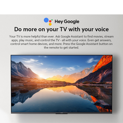 Xiaomi TV A 2025 Series L43MASSEA 43 Inch 4K HDR display Metal finish with ultra slim-bezel design L43MASSEA Televisyen Pintar