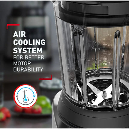 Tefal BL83SD Perfect Mix Cook & Steam High Speed Smart Blender 10 Automatic Programs Glass Jar Blender 2L Easy Repair Pengisar