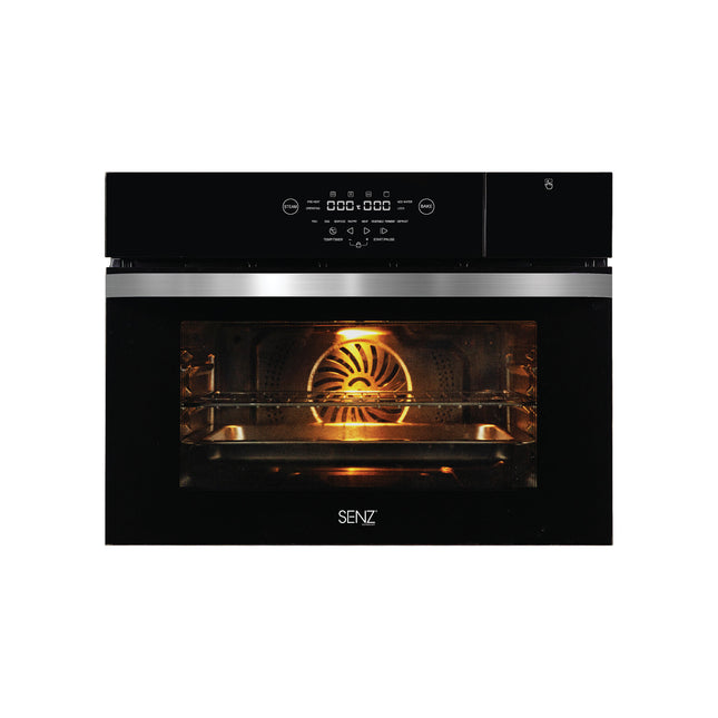 Senz 34L Fully Digital Steam Oven SZ-SOV3412 | 8 Steam Functions and 4 Bake Modes | Child Safety Lock SOV3412