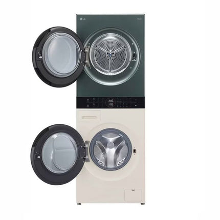 LG 14/10kg  WashTower™ All-In-One Stacked Washer Dryer WT1410NHEG 21KG Large Capacity Heat Dry WT2116SHB Mesin Basuh Pengering
