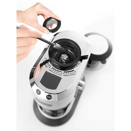 Delonghi 14 Cups Dedica Burr Coffee Grinder | KG521.M (Espresso Drip Filter Moka Pot French Press Coffee Coffee Bean Grinders KG521M KG521)