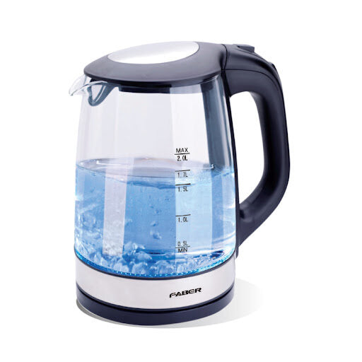 [LazChoice]FABER ELECTRIC GLASS JUG KETTLE FCK CRISTALLO 180 BK FCK180BK