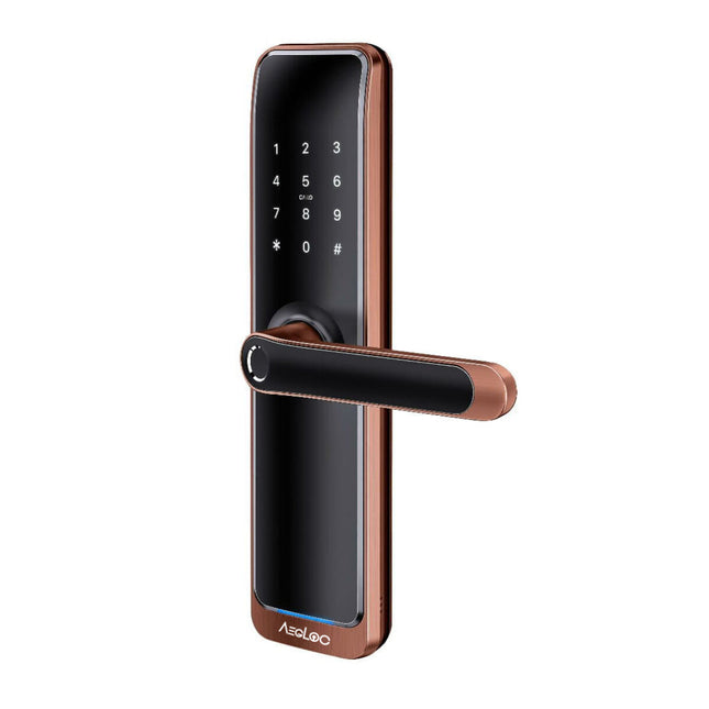AEGLoc SDL-E8560(C) Copper WiFi & Wireless Lever Smart Lock - SDLE8560C