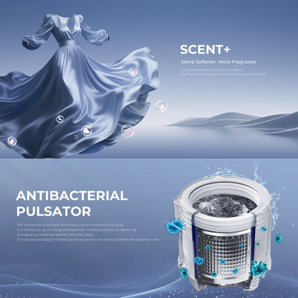 Haier HWM180-B2158B 18KG Top Load Washing Machine Inverter Smart Wash HWM200-B2158B 20KG