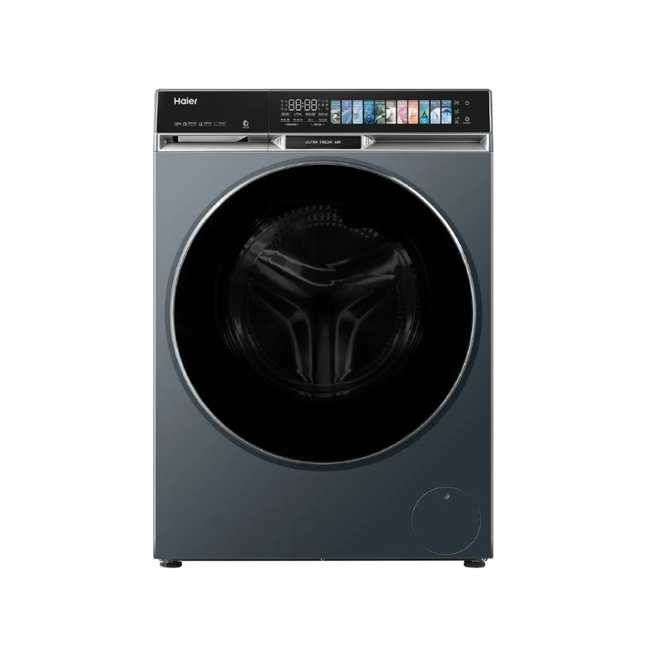 Haier HWD140-BPD14387GNU1 14KG Wash / 8KG Dry Front Load Series Washer Dryer Full Color Touch Screen HWD140BPD14387GNU1 Mesin Basuh