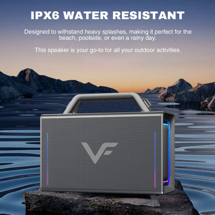 Vinnfier Tango XT9000 Max 250W Portable Bluetooth Karaoke Speaker Water Resistant Dual DSP Chip
