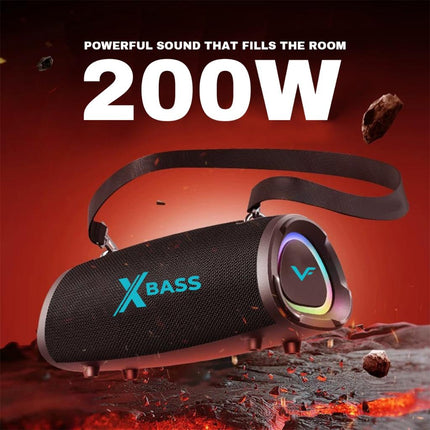 Vinnfier TANGO XT310 200W Portable X-Bass Wireless Karaoke Speaker with 2 Microphone TANGOXT310 Pembesar Suara