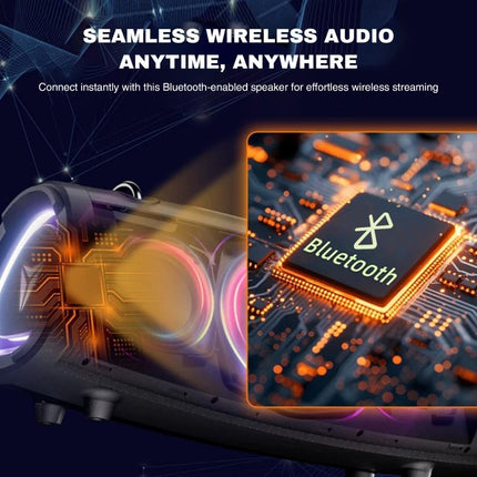 Vinnfier TANGO XT310 200W Portable X-Bass Wireless Karaoke Speaker with 2 Microphone TANGOXT310 Pembesar Suara