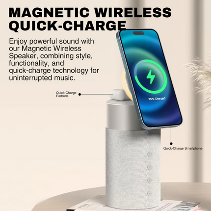 Vinnfier Neo Air 9C Portable Bluetooth Speaker Magnetic Wireless Quick Charge LED Night Light