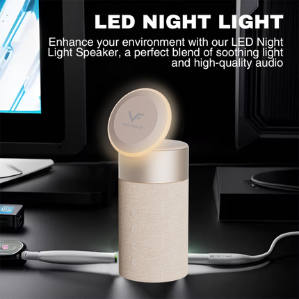 Vinnfier Neo Air 9C Portable Bluetooth Speaker Magnetic Wireless Quick Charge LED Night Light